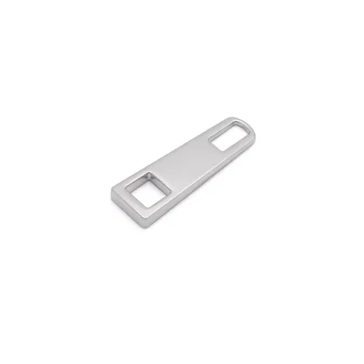 Luxury Eco-Friendly Zinc Alloy Zipper Pull for Nylon Metal Resin Zippers Luggage Clothing Bags-Custom Brand