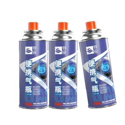 Premium Metal Butane Gas OEM Brand Performance Expectation Lighter Refill 400ml Portable for Cooking Baking BBQ