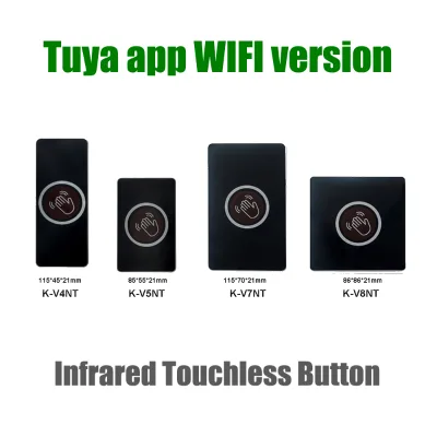 Security Smart Home Tuya Wifi Door Lock Release Open Access Control System Touchless Sensor Exit Button Switch