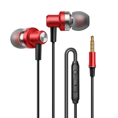 Wired Headset With Wire Control Plug Play Stereo With Noise Reduction 3.5 mm Heavy Gaming Bass for Home Wired Headset