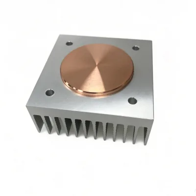 PCB Application Small Aluminum CPU Heat Sink 60x60mm with Copper Base