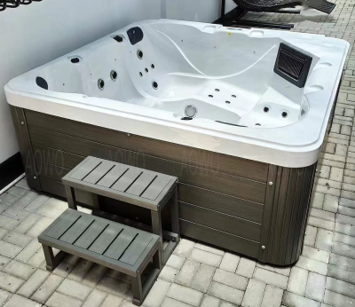 Outdoor Bath Electric Wood Hot Tub Portable Hot Tube Outdoor Jacuzzis halo Therapy Spa Bathtubs Complete Swimming Pool Hot Tubs