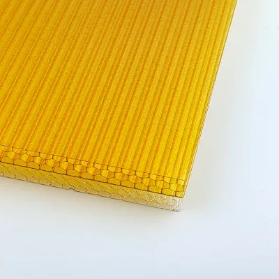 Factory Price 10mm Thick Crystal Hollow PC Sheet Modern Honeycomb Polycarbonate Panels for Hotel Roofing Walls Plastic Panel