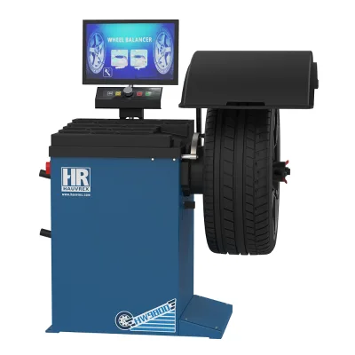HW9800 Equilibreur De Roues Automatique Haute Performance Avec Ecran LCD