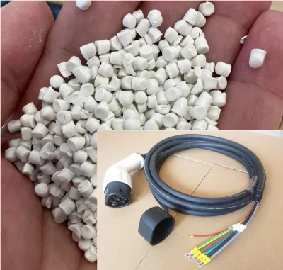 TPE Pellets for EV Charging 105 ℃ 80A EV-R S90 TPE Styrene New Energy Vehicle Charging Cable Thermoplastic Elastomer Insulation