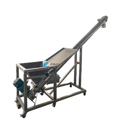 Adjustable Speed Screw Feeder Stainless Steel Industrial Salt Conveyor Elevator