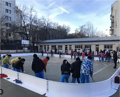 Customizable Modular Floorball Fencing Boards Indoor Hockey Rink Panels Plastic Sport Barrier System for Court Installation