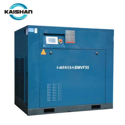Factory Direct Kaishan BMVF 55KW Air Cooled Lubricated Silent Stationary for Mining Drilling Industrial Workshop