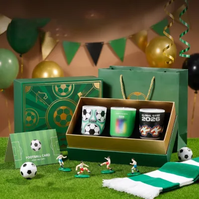 2026 Football Season Candle Scented US-Canada-Mexico for Fan Cup Shape Smokeless Soy Wax Handmade Luxury Candle Souvenir