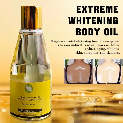 Hyaluronic Acid Nicotinamide Skin Brightening Body Oil OEM/ODM Private Label Whitening Moisturizing Dark Spot Removal Body Oil