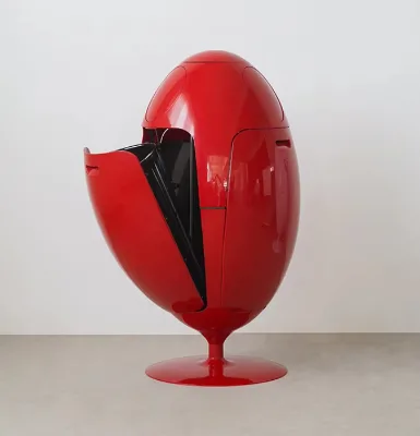 Super Quality Creative Unique Design Large Capacity Independent Household Living Room Decoration Garbage Bin