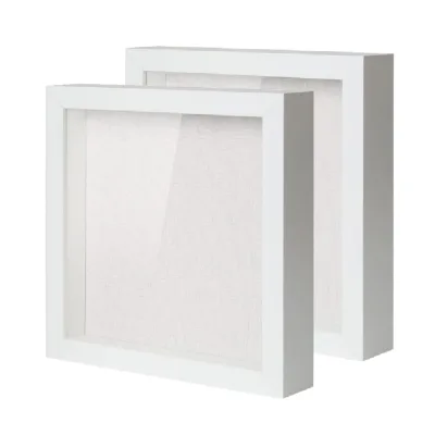 Wholesale 10" White Black 3D Wood Frame Shadow Box for Landscape Flower Animal & Portrait with Frame