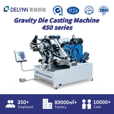DELYNN Gravity Casting Machine for Metal Casting High Quality 5.5KW 380V 50Hz Remote Control & Easy Operation