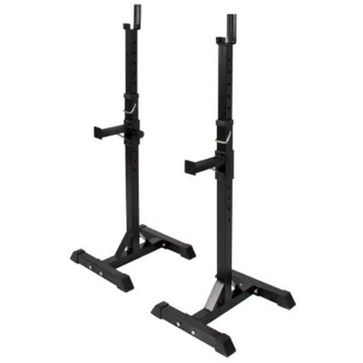 Adjustable Foldable Squat Rack Standard Barbell Rack Steel Frame Bench Press for Indoor Use