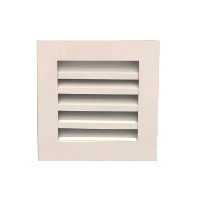 Aluminum Alloy Square Fixed Return Air Louver with Filter Screen Graphic Design Customized Size for HVAC
