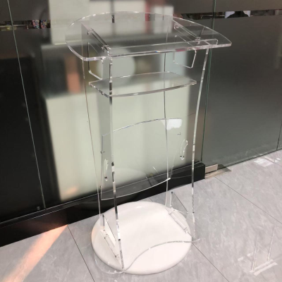 Clear Acrylic Lucite Podium Pulpit Lectern