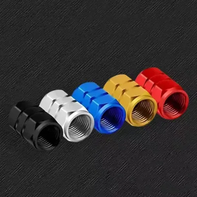 Zinc Alloy Tire Valve Stem Caps Universal Dustproof Car Air Port Cover for Wheels Accessories