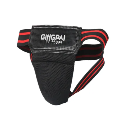 Custom logo Adult Male Sanda Crotch Guard Protector Taekwondo MMA Groin Protector Kick Boxing Protection Guard Men Jockstrap