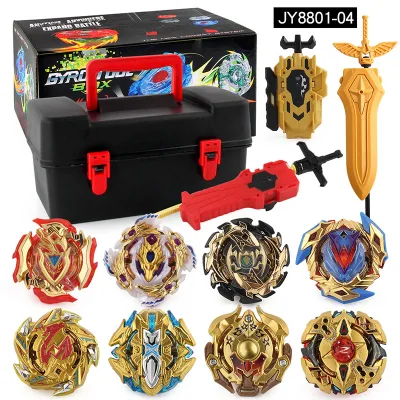 2024 Hot Selling Kid Toys Spinning Tops With Rope Burst Metal Fusion Launcher Battle Games Gyro Toy Gift for Children