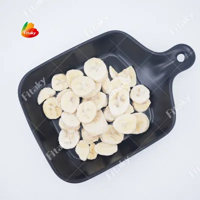 China New Freeze Dried Banana Chips Organic Snack Freeze Dried Fruit Freeze Drying Banana Dried Banana Dice