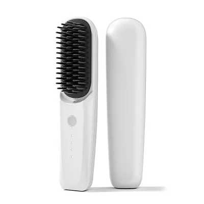 Handheld Cordless Beard and Hair Straightener Hot Comb 3 Temp Settings Beard Styling Straightening Comb
