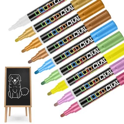 Water-based Liquid Chalk Windoe Marker White