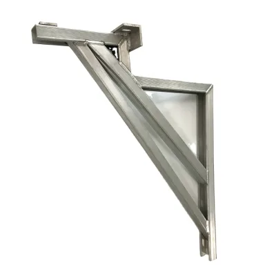 Heavy Duty Aluminum Welded Profile Wall Bracket for Support Heat Pump Installation