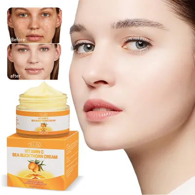 Wholesale Deep Moisturizing Brightening Organic Glow Skin Facial Lotion Care Korean Face Vitamin C Cream