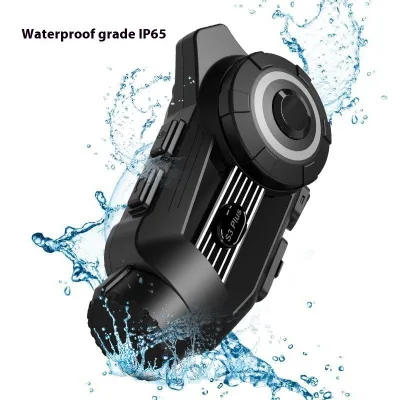 New Long Lasting Battery Life Motorcycle Intercom for Motorcycle Helmet With 2K HD Camera and Music Sharing