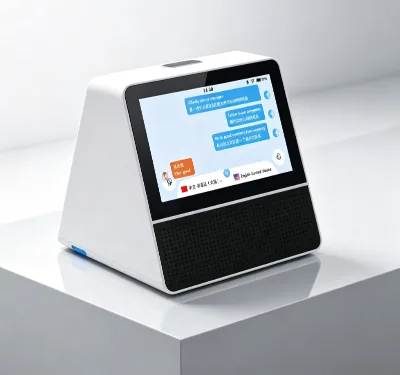 Dual Screen AI Translator 10.1" 120 Languages Real-Time Japanese Translation Device Custom Logo OEM Factory