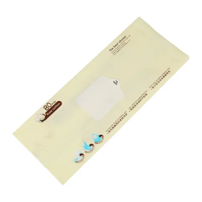 Gusset Sanitary Pads Packaging Bags Metallized Film Moisture Proof & Soft