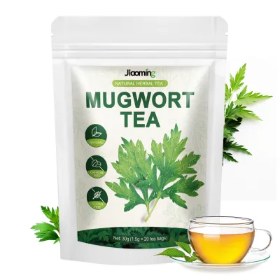 Wholesale Premium Natural Loose Herbs Dried Great Mugwort Leaves Tea 20 Bags China Origin 24 Months Shelf Life