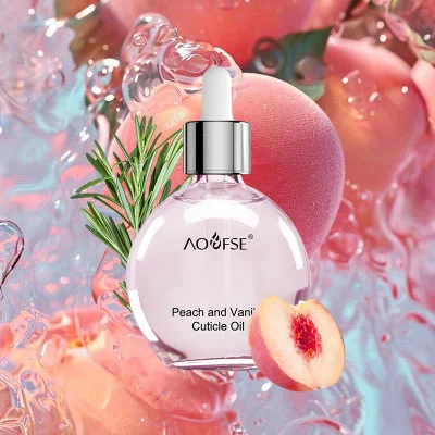 Peach Vanilla Dry Cuticle and Nails Serum Deep Moisturizing Repair Cuticle Nail Nutrition Oil