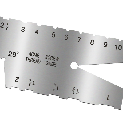 29 degrees T Angle template gauge Stainless Steel thread cutting Angle gauge