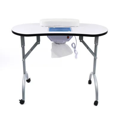 Nail Table and Chair Set for Beauty Salon Manicure Station