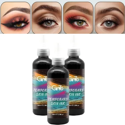Airbrush Paint for Artists Eyebrow Makeup Hair Ink & Body Paint Tattoo Ink Spray Colors