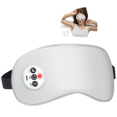 Hot Sale Electric Self Heating Eye Mask Facial Massager with Heat Compression and Vibration%