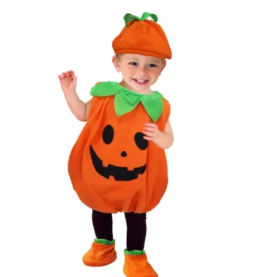 Children's Pumpkin Costumes for Halloween Performance Boys and Girls Cosplay Costumes