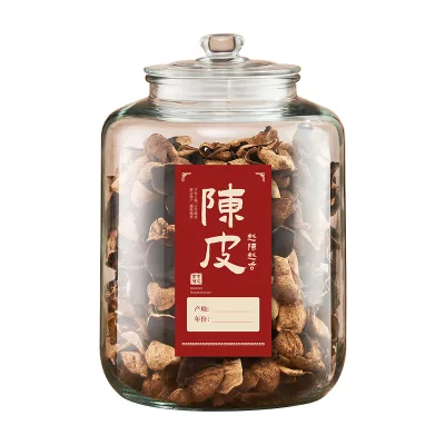 Wholesale Wide Mouth Home glassware Custom Large Empty Spice Cookie Glass Jar with Lid