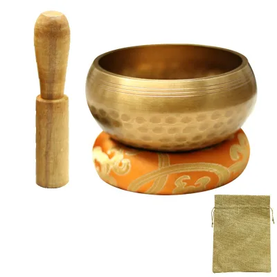 Tibetan Singing Bowls Set Meditation Sound Bowl Hand Hammered in Nepal for Yoga Meditation Mindfulness Healing Chakra Balancing