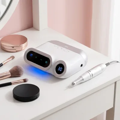 Professional Electric Nail Drill Machine Brushed Motor 30000 RPM 35W Portable Nail File & Polisher for Carving Polishing