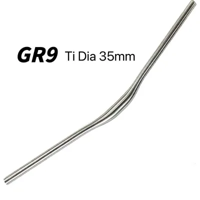 Titanium Handlebar 35mm Riser Bar All-Mountain Downhill Handlebar