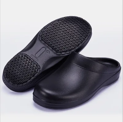 Chef Shoes Big Size Anti-Slip High Quality Multi Rubber Chef Safety Shoes for Men Loafer Slip on Shoes-Man