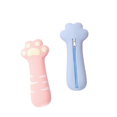 Kawai School Supplies Cute Stationary Items School Stationary Items with Prices Pvc pink Korean Beautiful Pencil case for Cat