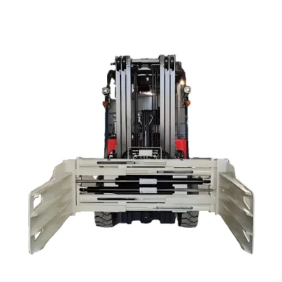 Heavy Duty Bale Clamps for Forklifts, Hydraulic Pallet Clamp Attachment for Straw Bale Handling