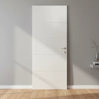 Rongda Top Selling Luxury Design Full Completed Panel WPC Door for Saudi Arabia