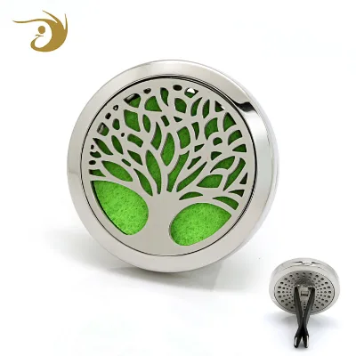 Top Sale Aroma Car Diffuser Locket Vent Clips Stainless Steel Car Essential Oil Diffuser