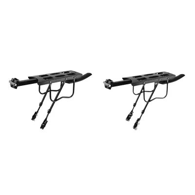 Mountain Bike Rear Luggage Rack Aluminum Material Quick Release Luggage Rack with Reflector Bike Rear Rack