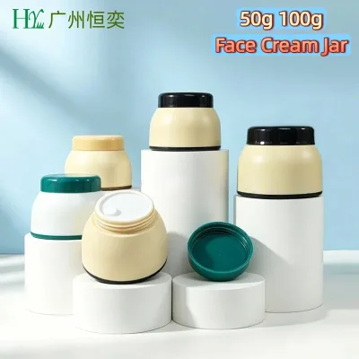 Environmentally Friendly Packaging Face Body Lotion Scrub Serum Lotion Can Cream Body Butter Cosmetic Plastic Jars
