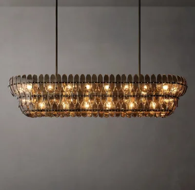 Nordic Country Style Natural With a Skirt Woven From Abaca Rope Chandelier for Office Reading Room Porch Pendant Lights